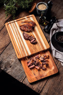 Kit Tábua + Bandeja para Churrasco Tramontina 40x30 cm