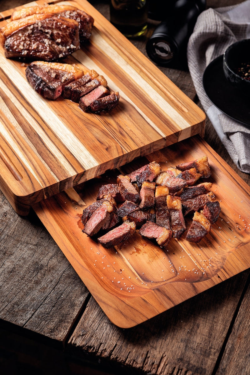 Kit Tábua + Bandeja para Churrasco Tramontina 40x30 cm