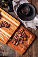 Kit Tábua + Bandeja para Churrasco Tramontina 40x30 cm