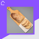 Tábua Multiuso de Bambu e Mármore