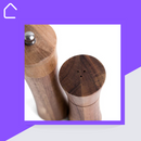 Moedor de Pimenta ou Temperos de Madeira Acácia