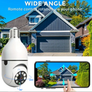 Câmera Lâmpada de segurança Wi-fi IP sem fio 360