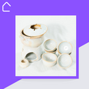 Jogo de Fondue Artesanal Completo 9 Peças