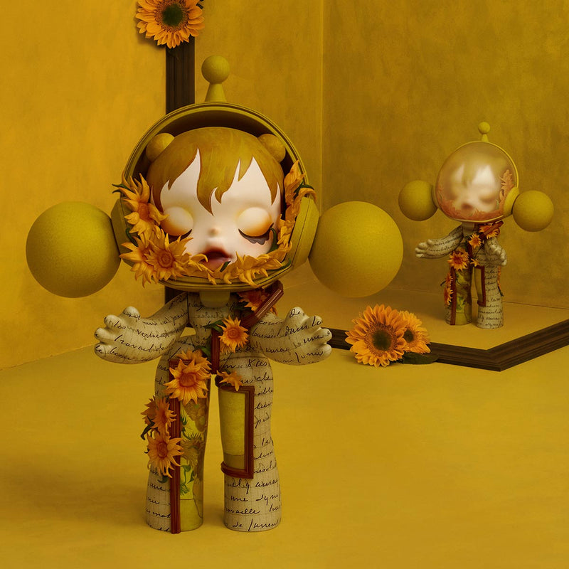 Girassóis do Museu Van Gogh -MEGA α SKULLPANDA - LANÇAMENTO EXCLUSIVO