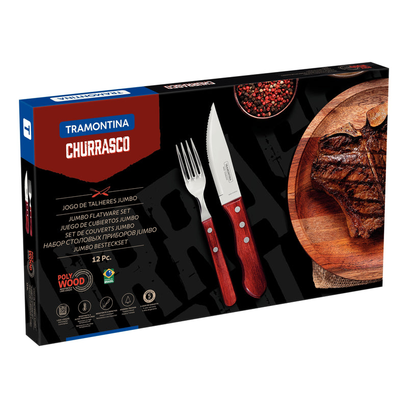 Jogo de Talheres para Churrasco Jumbo Tramontina