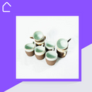 Jogo Caneca Aurora 8 Unidades