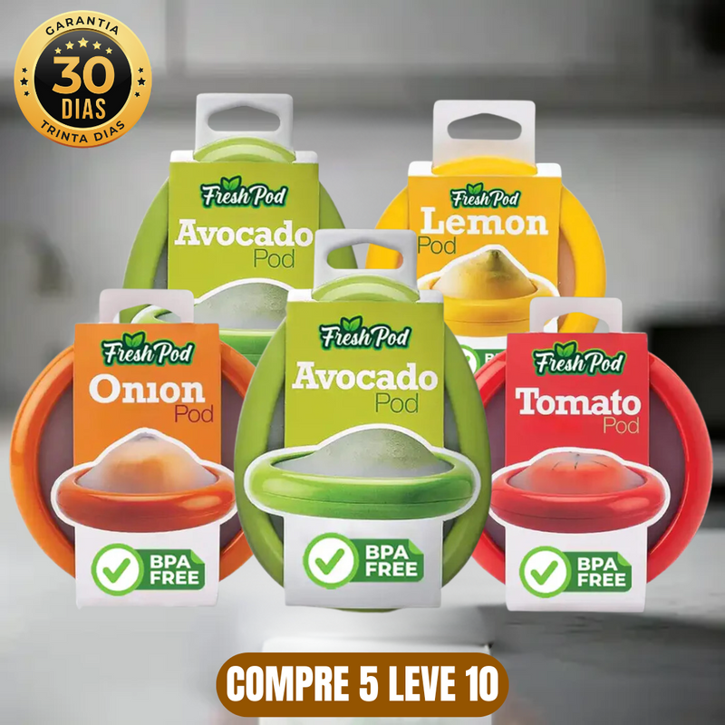 [COMPRE 10 LEVE 20] FreshPod Vedação Hermética - Guarde seus alimentos por muito mais tempo
