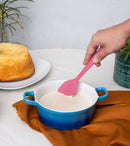 Espátula de Silicone Duplo Redonda Pequena