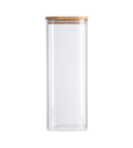 Pote de Mantimentos 1,9L com Tampa de Bambu