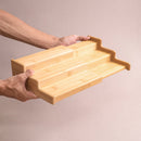 Rack Escadinha Organizador Extensível de Bambu