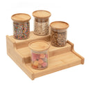 Rack Escadinha Organizador Extensível de Bambu