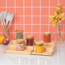 Rack Escadinha Organizador Extensível de Bambu