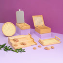 Rack Escadinha Organizador Extensível de Bambu