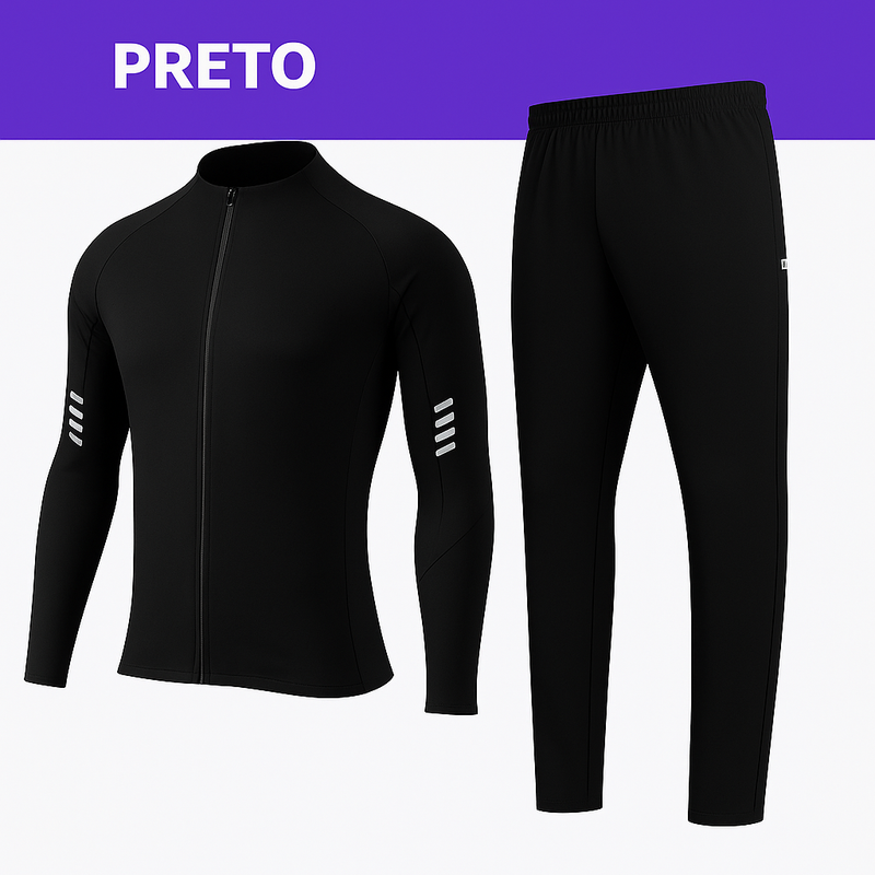 (COMPRE 1 LEVE 2) Conjunto TurboFit Dry — Roupa Esportiva Unissex de Alta Performance