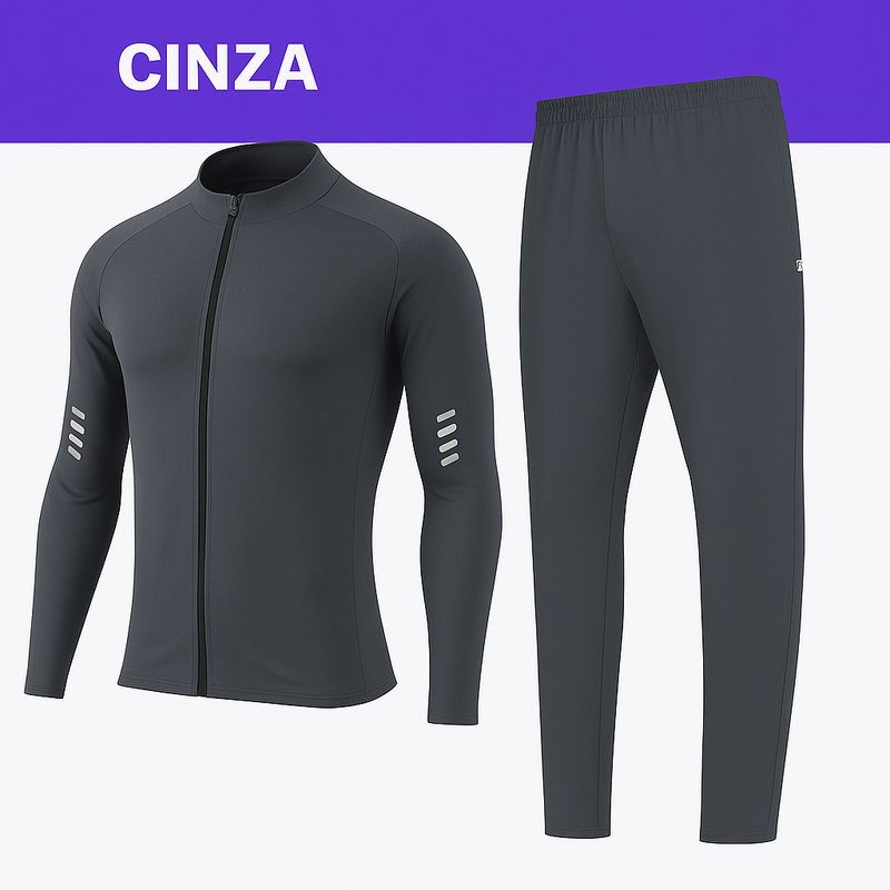 (COMPRE 1 LEVE 2) Conjunto TurboFit Dry — Roupa Esportiva Unissex de Alta Performance