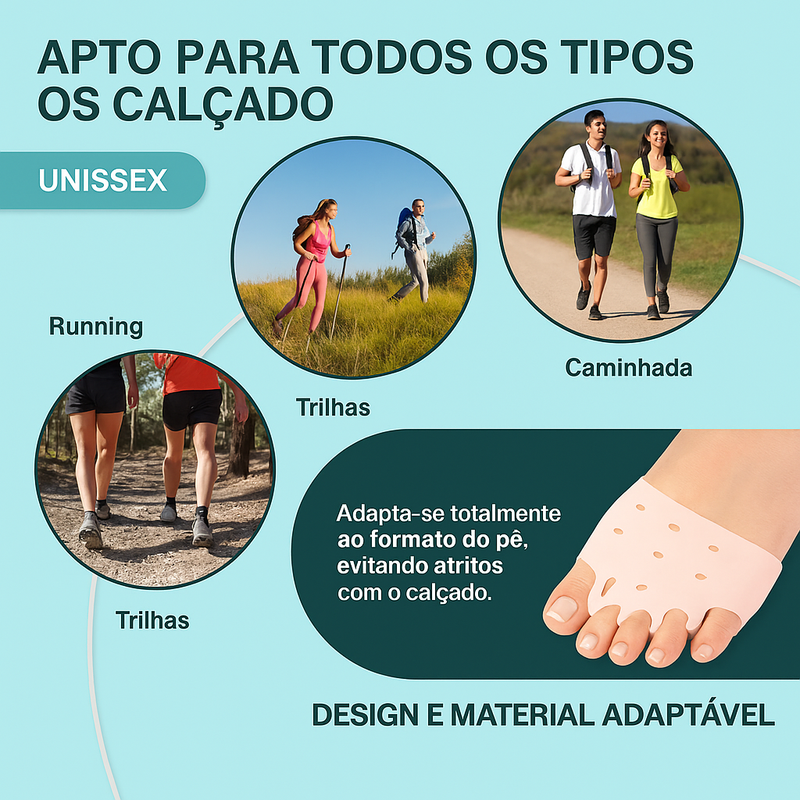 (COMPRE 1 PAR LEVE 3) ALÍVIOFLEX™ – CONFORTO E PROTEÇÃO EM CADA PASSO!