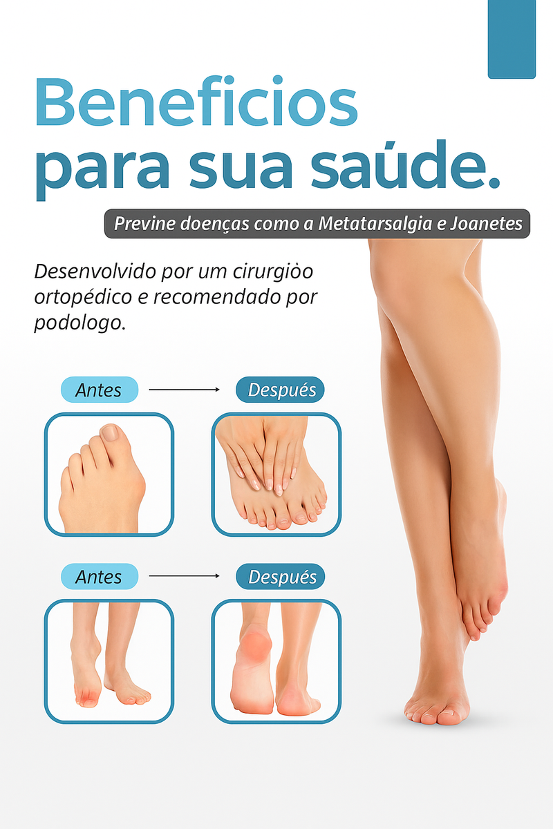(COMPRE 1 PAR LEVE 3) ALÍVIOFLEX™ – CONFORTO E PROTEÇÃO EM CADA PASSO!