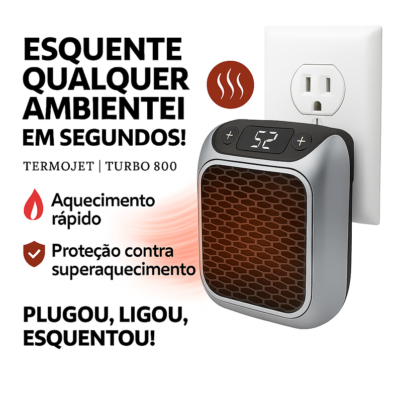 (Compre 1 Leve 2) ThermoJet™ – Calor instantâneo, conforto imediato