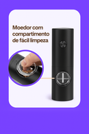 (COMPRE 1 LEVE 2) Moedor De Temperos Elétrico TurboSpice™  Luxo, Praticidade e Tecnologia