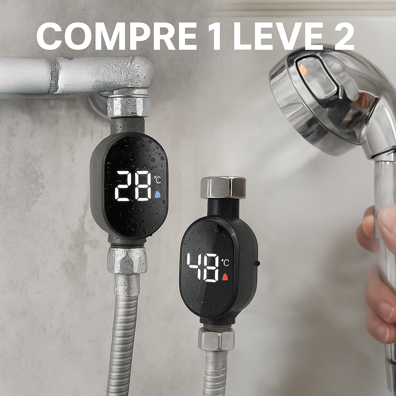 (COMPRE 1 LEVE 2) TermoLux™ – Controle a Temperatura da Sua Torneira com Precisão Total!