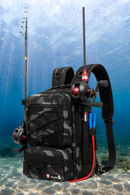 FishMaster™ Pro Kit Profissional de Pesca Com Mochila, Vara, Carretilha e Acessórios