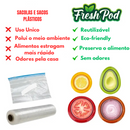 [COMPRE 10 LEVE 20] FreshPod Vedação Hermética - Guarde seus alimentos por muito mais tempo