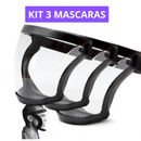 (COMPRE 1 LEVE 3) Máscara ChamaBruta™ Máscara Protetora de Serragem, Poeira e Faíscas