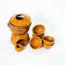 Jogo de Fondue Artesanal Completo 9 Peças