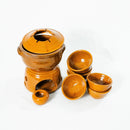 Jogo de Fondue Artesanal Completo 9 Peças