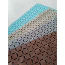 Tapete de Box Antiderrapante – Com Ventosa e Estilo Geométrico