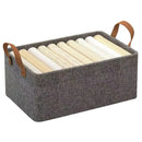 Kit com 3 Caixas Multiuso Organizadoras Dobráveis para Armários