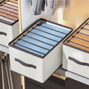 Kit com 3 Colmeias Organizadoras com Viés Branco | Organização de Gavetas e Armários