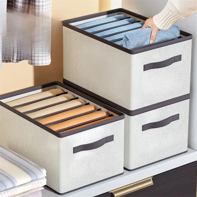 Kit com 3 Colmeias Organizadoras com Viés Branco | Organização de Gavetas e Armários