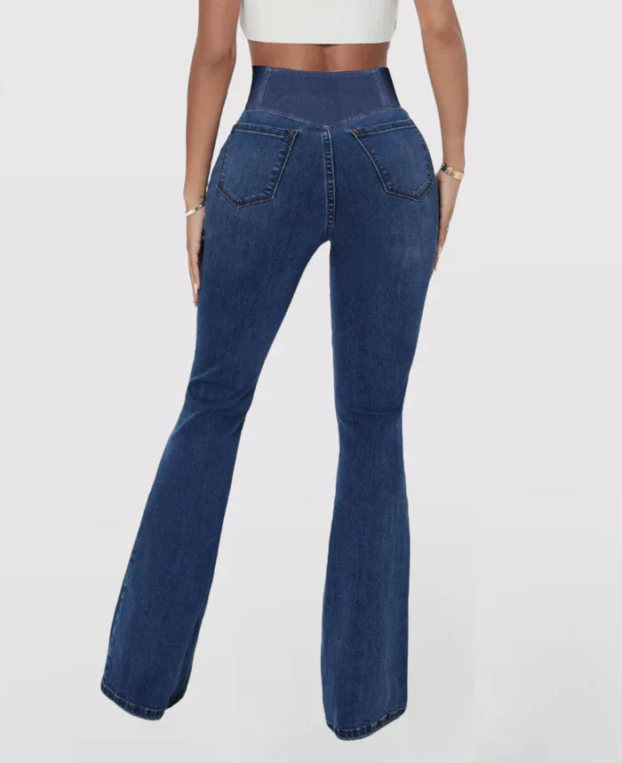 (Compre 1 Leve 3) Calça Jeans de Cintura Alta Cruzada