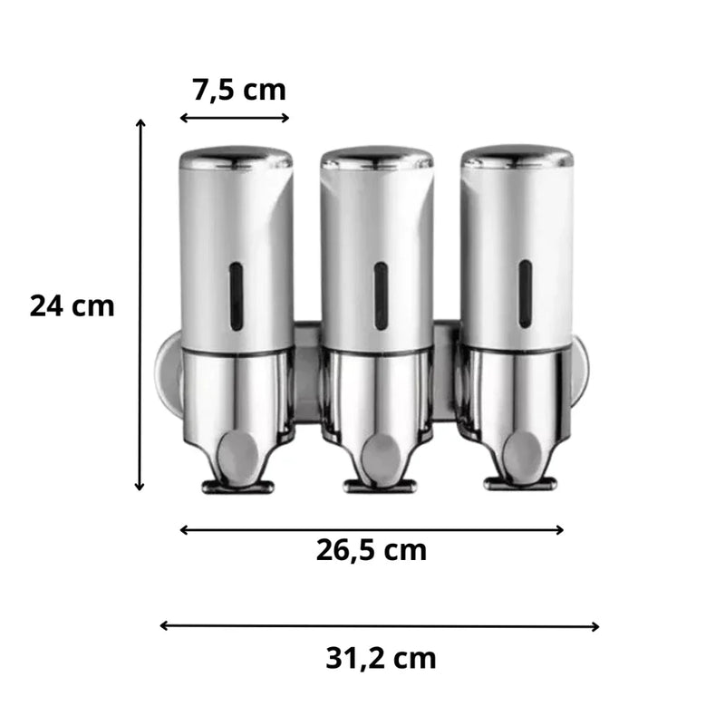 Dispenser Manual Para Sabonete Líquido e Shampoo