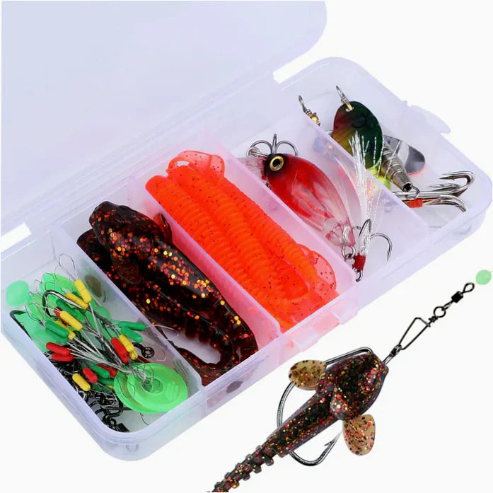 FishMaster™ Pro Kit Profissional de Pesca Com Mochila, Vara, Carretilha e Acessórios