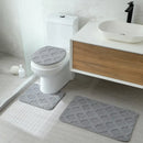 Jogo de Tapete para Banheiro 3 Peças Antiderrapante e Confortável