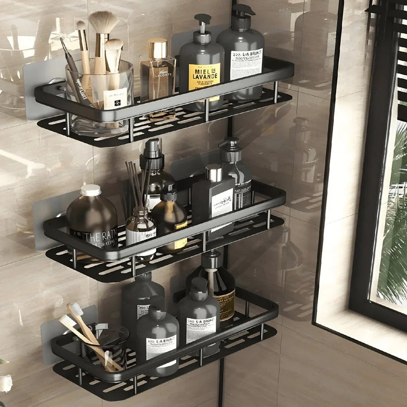 Kit 2 Prateleiras Para Banheiro Porta Shampoo