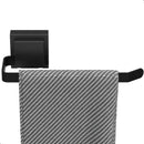 Kit Acessórios Para Banheiro Com Ventosa Preto 4 Peças