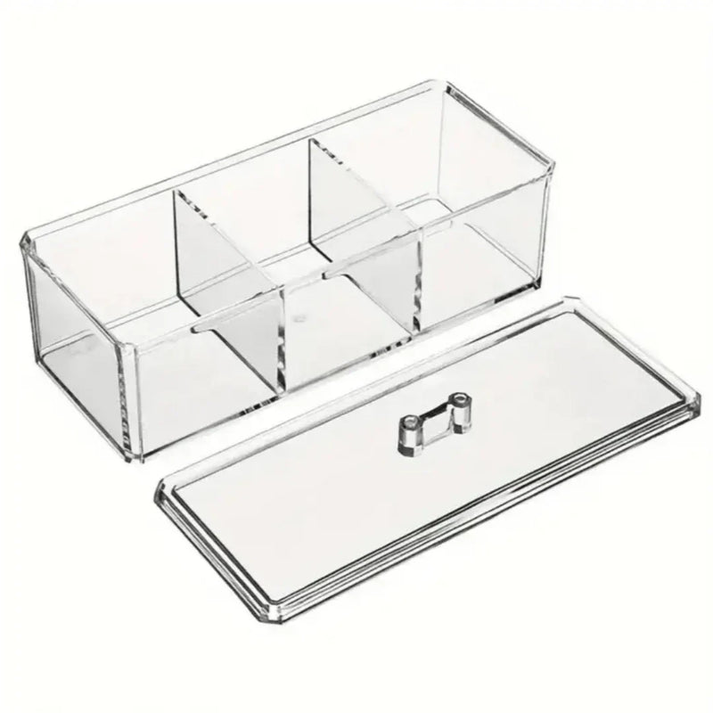 Porta Algodão e Cotonete ClearOrganize