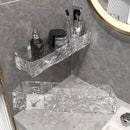 Kit 2 Prateleira Para Banheiro Em Acrílico Retangular Sem Furos