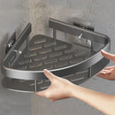 Prateleira de Banheiro Triangular De Canto Porta Shampoo