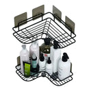 Kit 2 Prateleira Para Banheiro Canto Porta Shampoo