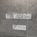 Kit 2 Prateleira Para Banheiro Em Acrílico Retangular Sem Furos