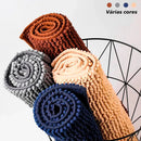 Tapete Para Banheiro de Microfibra Antiderrapante