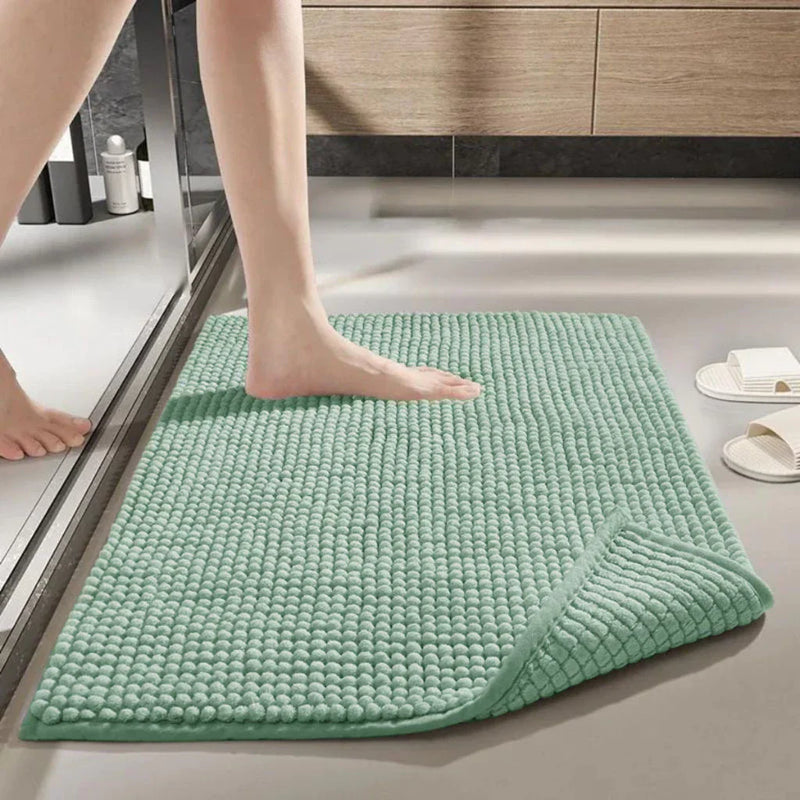 Tapete Para Banheiro de Microfibra Antiderrapante
